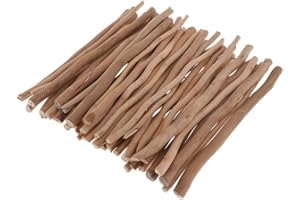 Bonarty 50x Driftwood Tree Branch Twig Rustic Pieces Embellishments Wood Stick Dowel Rod - Wood, 20cm