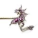 Vintage tassels hairpin, elegant peacock hair stick YHQ6029,Purple