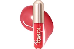 GECOMO Lip Plumping Gloss, High-Shine Liquid Lip Color, Hydrating & Smoothing Formula, Creates Fuller Lips & Plumper Pout - 0.19 Fl Oz (LIQUEUR)