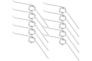 FONDOTIN Trash Can Lid Torsion Spring - 10pcs Stainless Steel Torsional Trash Bin Spring for Home Maintenance and DIY Projects