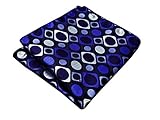 Shlax&Wing Pattern Multicolor Blue Black Pocket Square Mens Hankies Hanky