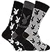 Playboy Mens Monochrome Pattern Cotton Rich Casual Socks (1 Pair)