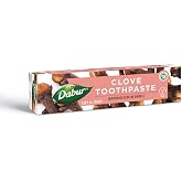 Dabur Herbal Toothpaste - Oral Care with All Natural, Fluoride-Free Formula &amp; Healthy Toothpaste Bliss- Infused Brilliance for a Naturally Fresh Breath- Clove 100ml (Pack of 3)