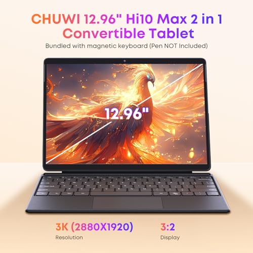 CHUWI Hi10 Max 2 in 1 Windows Tablet 12.96