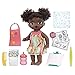 Baby Alive Finger Paint Baby: Black Hair Doll, Drinks & Wets, Doll Accessories Includes Art Supplies, Bottle and Diaper, Great Doll for 3-Year-Old Girls & Boys and Up