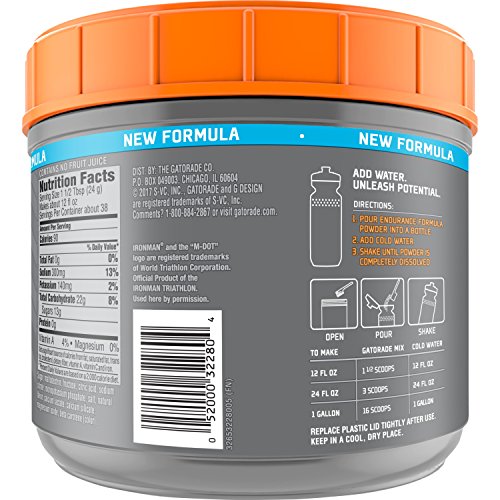 Gatorade Endurance Formula Powder, Orange, 32 oz.