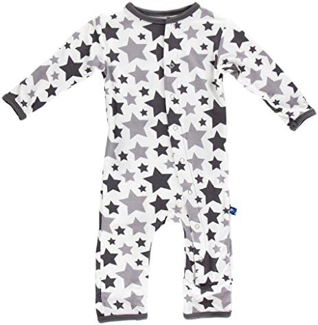 KicKee Pants Print Coverall with Snaps