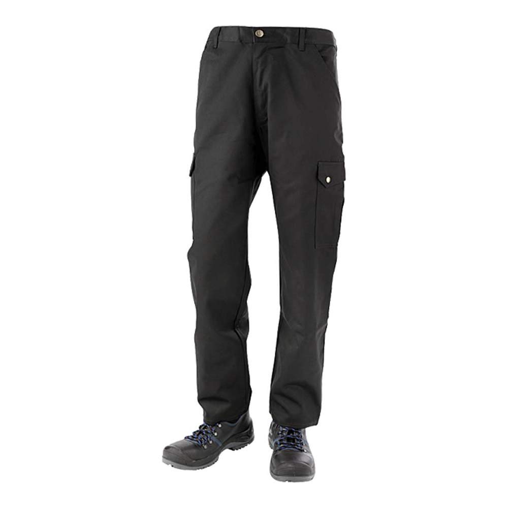 J.A.K. 912112128 Series 9121 65% Polyester/35% Cotton Trousers for Men, Black, 70 R (50/32) Size