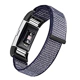 bayite For Fitbit Charge 2 Bands, Nylon Bands Replacement Accessory Strap Fitbit Charge2 wristbands for Women Men, Color5 Small