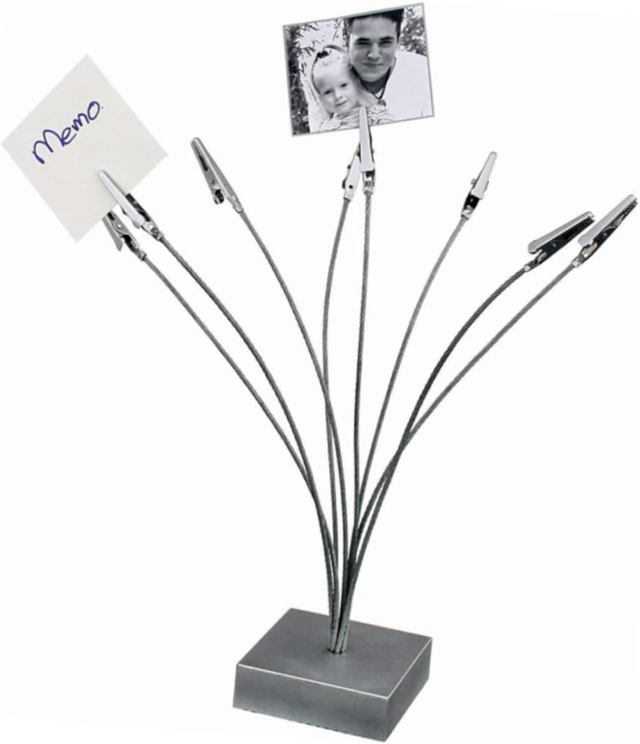 TOPBATHY 1PC 8AST Tree Style Desktop Photo Holder Memo Photo Holder Card Holder Suitable for Party Wedding