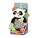 B. toys - B. baby Plush Panda Sensory Plush With Detachable Rattle & Teether Colors, Textures & Sounds Stuffed Animal For Babies, Toddlers 0 Months + Party Panda
