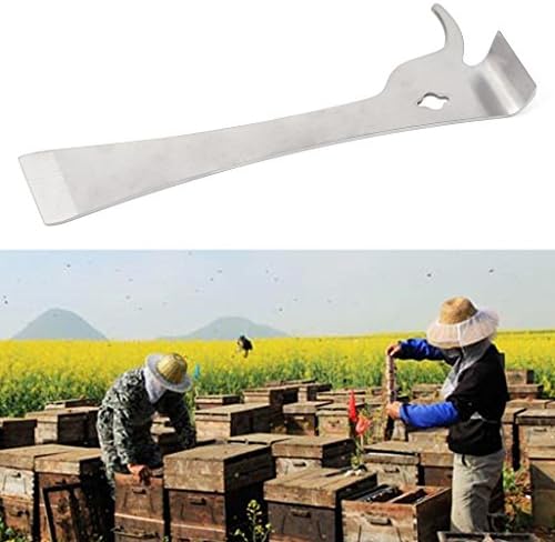Onpiece Beekeeper Stainless Steel Bee Hive Claw Scraper Beekeeping Tool Pry Equipment