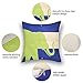 GOSHELL Throw Pillow Covers Cotton Linen Decorative Cushion Pillow Case Cover Home Sofa Decor 4 Pack 18 X 18 Inch (Geometric)