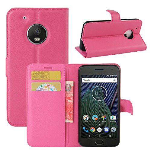 Capa Carteira Novo Moto E4 Plus 5.5 XT1773 - Rosa