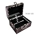WaaHome Wood Boxes Decorative Jewelry Keepsake Trinkets Storage Boxes,Black,7.1
