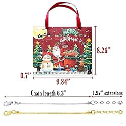 Christmas Advent Calendar Bracelet Girls 24 Days