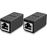 Network Coupler, RJ45 Coupler, Ethernet Cable Coupler Cat7 Cat6 Cat5e cat5 Ethernet Cable Extender Adapter, Ethernet Female t