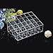 Hosaire Transparent Plastic Makeup Cosmetic Organizer , Lipstick Display Stand With 24 Grid