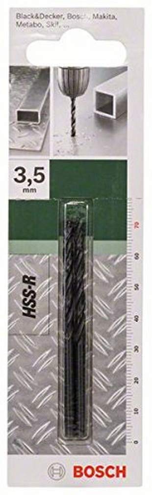 Bosch 2609255006 Metal Drill Bits HSS-R with Diameter 3.5mm