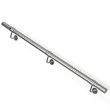 ZALNVEY 6Ft Industrial Metal Stairs Handrail