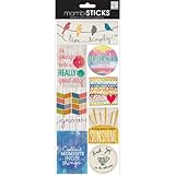 Me & My Big Ideas Sayings Stickers, Live Simply