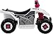 Yamaha Kids YFZ450R ATV 6V Battery Powered Ride-on Quad, White/Pink