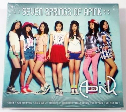 APINK - Seven Springs Of Apink (1st Mini Album) CD + Photobook + Extra Gift Photocards Set by APINK