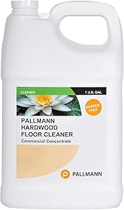 Pallmann Hardwood Floor Cleaner Concentrate 1 Gallon - Makes 8 Gallons of Cleaner - Water-Based Streak-Free Formula