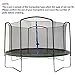 ULTRAPOWER SPORTS Trampoline 12Ft Replacement Safety Enclousure Net for 3 Arched Supports or 6 Straight Poles Round Frame Trampolines (Net Only) …