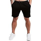 EVERWORTH Men's Casual Training Shorts Gym Workout Fitness Short Bodybuilding Running Jogging Short Pants