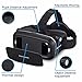 SIDARDOE 3D VR Goggles, Virtual Reality Headset for iPhone 6 6s Plus Samsung HTC Sony and Other Android Smartphones Black