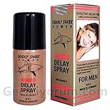 Deadly Shark 48000 Delay Spray And The Punisher Pill (Super Combo)for Men with Vitamin E - Get Hard Stay Hard Plus Love Potion Pen