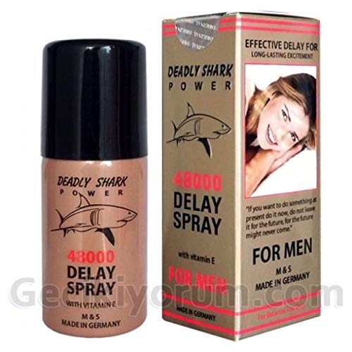 Deadly Shark 48000 Delay Spray for Men with Vitamin E - INTERNATIONAL EXPEDITED DELIVERY Deadly Shark 48000 Delay Spray for Men with Vitamin E - INTERNATIONAL EXPEDITED DELIVERY