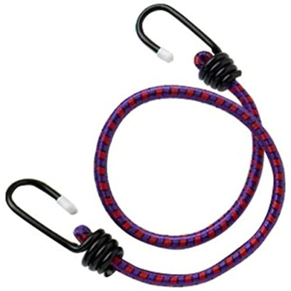 Merriway® BH01828 (2 Pcs) Elasticated Luggage Bungee Cord Straps, 450mm (18 inch) (Unstretched) x 8mm (5/16 inch) - Pack of 2 Pieces