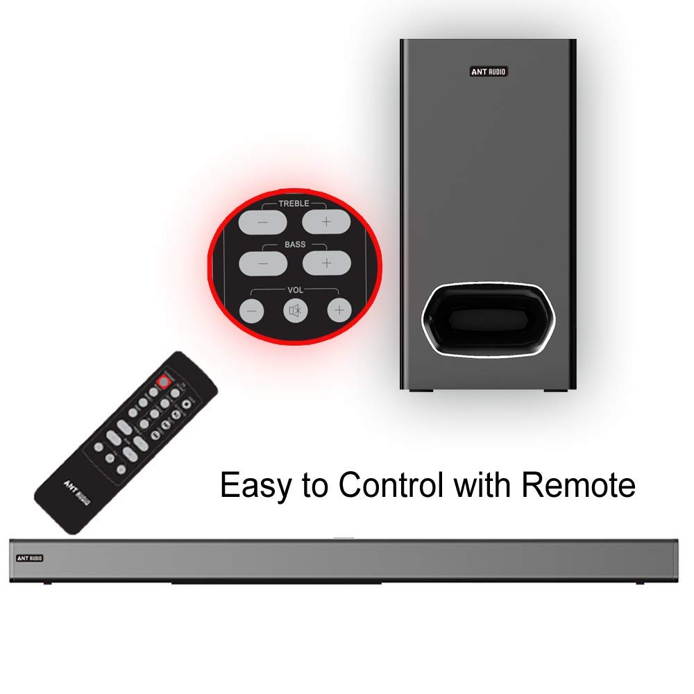 soundbar treble and bass settings