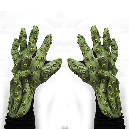 Zagone Studios Green Octopus Tentacles Sea Monster Hands Costume Gloves