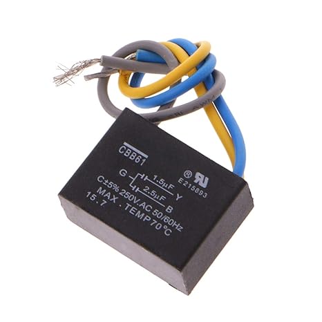 Ladicha Cbb61 1 5uf 2 5uf 3 Wire 250vac Ceiling Fan Capacitor 3