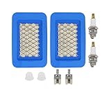MOTOKU Air Filter Spark Plug Fuel Repower Tune-Up Kit for Echo Backpack Leaf Blower 2 Stroke Engine PB-403 PB-403H PB-403T PB-413,PB-413H PB-413T PB-500H PB-500T PB-580H PB-580T PB-620 PB-650 PB-650H