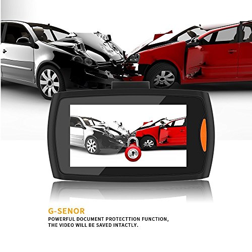 Dash Cam, Samjat FHD 1080P 140 Wide Angle Dash Camera for Cars DVR Vehicle Dashboard Camera Recorder with 16GB SD Card 2.7" TFT Display G-Sensor Night Vision Loop Recording,Vehicle On-dash Video