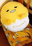 Gudetama Lazy Egg Soft Plush Hand Warmer Pillow Quilt Blanket (Round)