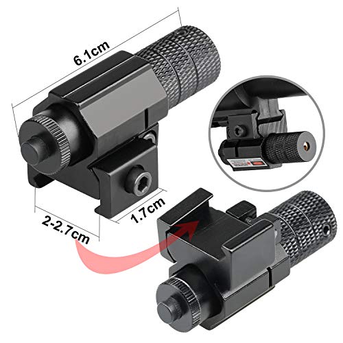 GOHIKING Hot Tactical Red Laser Beam Dot Sight Scope for Gun Rifle Pistol Picatinny Mount