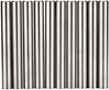 NCC 10Pcs YK20 Ground Metric Cemented Carbide Rods 6mm Diameter and 50mm Overall Length for Routers and Drills