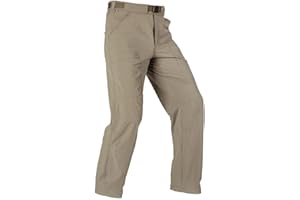FREE SOLDIER Men's Outdoor Cargo Hiking Pants with Belt Lightweight Waterproof Quick Dry Tactical Pants Nylon Spandex