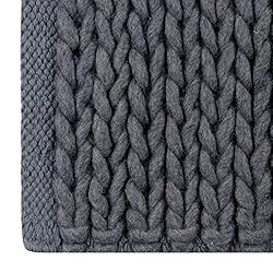 Wool Area Rug 4x6 ft Handmade Woven Rectangle