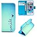 iPhone 5S Case,iPhone SE Case,iPhone 5 Case,JanCalm [Kickstand] New Pattern Premium PU Leather Wallet [Card/Cash Slots] Flip Case Cover for iPhone 5 5S SE + Crystal Pen (Smile)