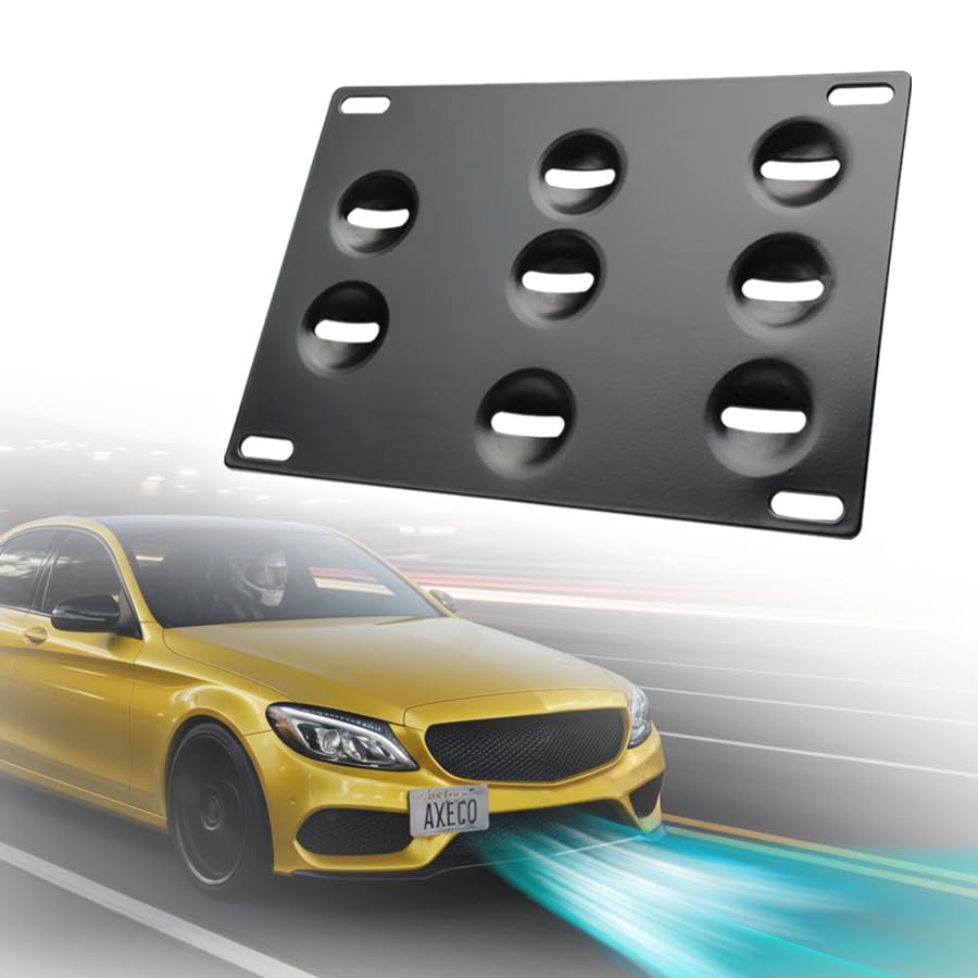 Photo 1 of ***PARTIAL SET/ MISSING PIECES** Drill Free Front Bumper Tow Hook License Plate Relocator for Mercedes-Benz W204 W205 W212 W213 GLA GLE Enhance Engine Performance Save Fuel AXECO® Auto Pro