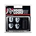 Gorilla Automotive 78621N Acorn Open End Chrome Wheel Locks (12mm x 1.25 Thread Size) - Pack of 4