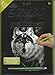 ROYAL BRUSH Silver Foil Engraving Art Kit, 8 by 10-Inch, Dragon Wolf, Black