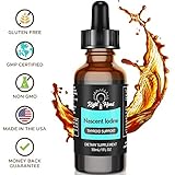 Nascent Iodine Supplement Drops Organic - Natural Thyroid Support Liquid Iodine Tincture, Promotes Healthy Metabolism, Focus, and Energy Levels :: Pleasant Tasting :: Vegan, Gluten Free