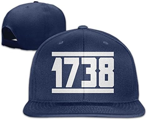 WilliamKL 1738 Flat Bill Snapback Adjustable Trucker Cap Hat Navy